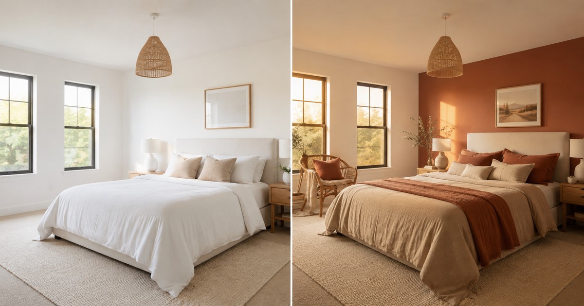 🍂 Chambre terracotta : la tendance déco qui réchauffe votre intérieur