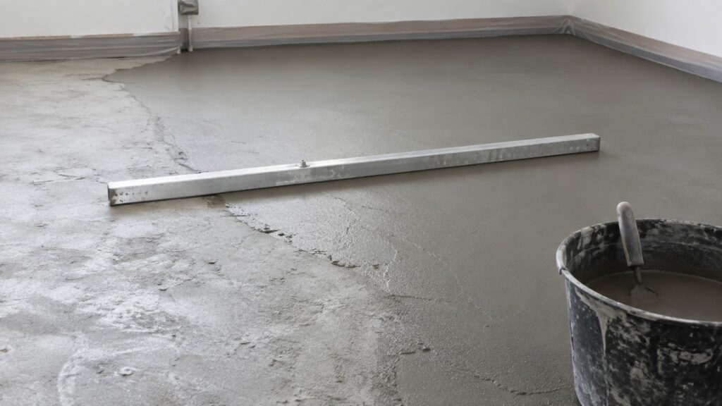ragréage pour base saine avant de couler le béton ciré