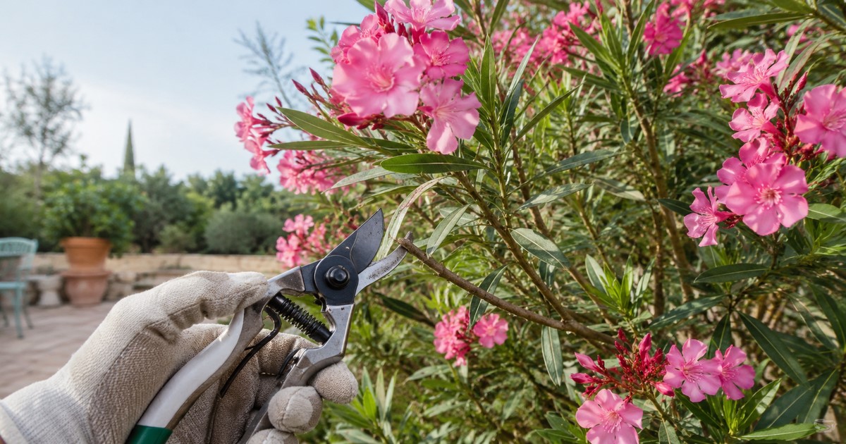 🌸 Quand tailler un laurier-rose pour favoriser sa floraison ?