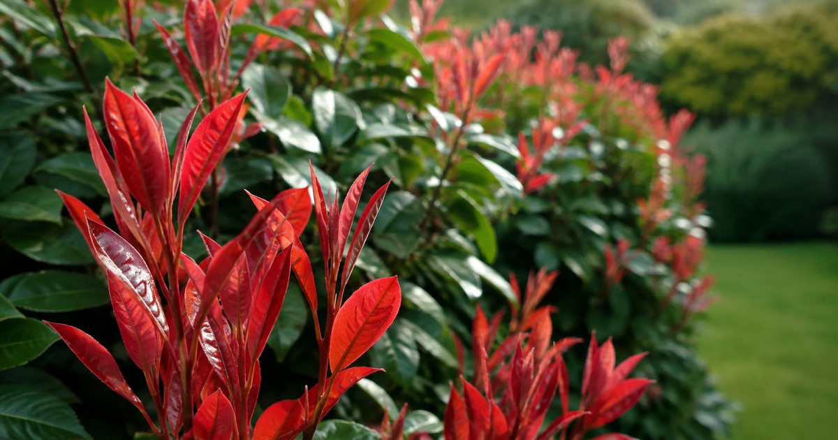 🌿 Quand tailler les photinias pour une haie rouge et dense